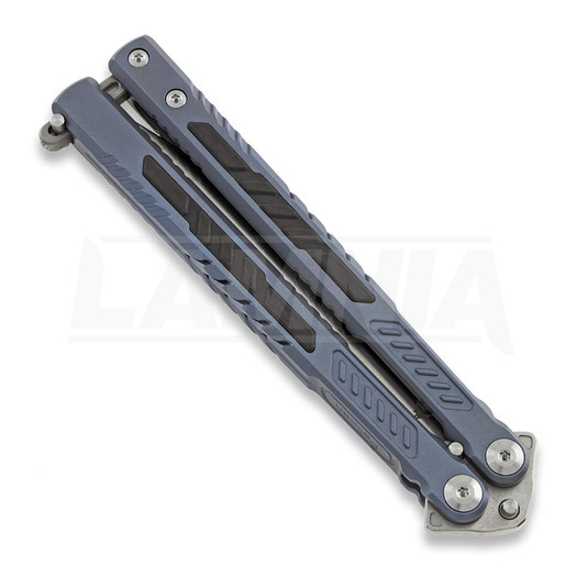 Maxace Pelican Tanto butterfly knife, blue