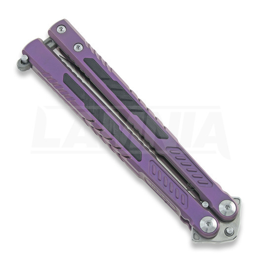 Maxace Pelican Tanto butterfly knife, purple