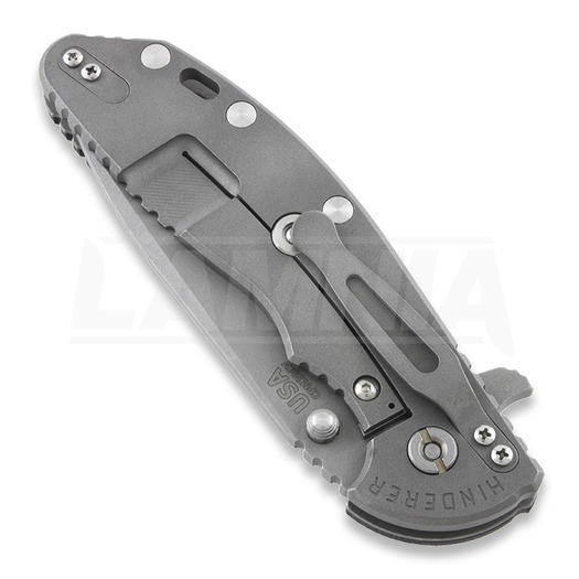 Hinderer XM-24 4.0 Tri-Way Spanto fällkniv, working finish, svart