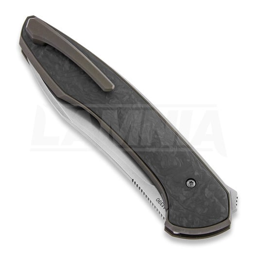 Saliekams nazis Cheburkov Russkiy M390, black carbon fibre