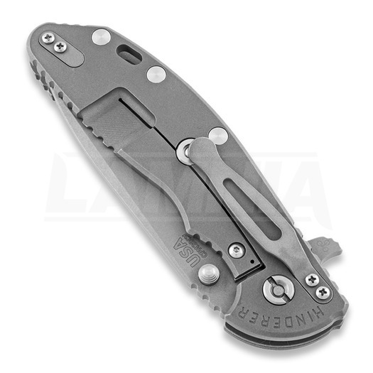 Saliekams nazis Hinderer XM-24 4.0 Tri-Way Spanto, working finish, pelēks