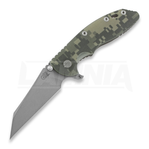 Saliekams nazis Hinderer XM-18 3.5 Tri-Way Fatty Wharncliffe, working finish, camo