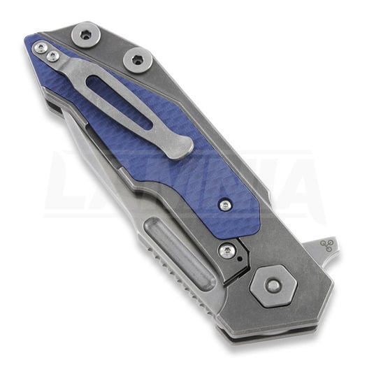 Hinderer Full Track Tri-Way Spearpoint összecsukható kés, stonewash, kék