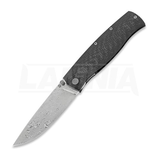 Πτυσσόμενο μαχαίρι Cheburkov Strizh large Damascus, Carbon Fibre, gray hw