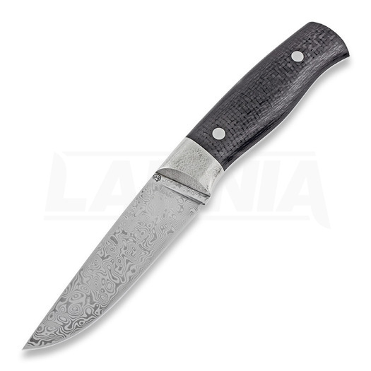 Cheburkov Strizh Fixed Blade Damascus kniv