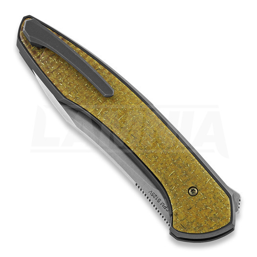 Cheburkov Russkiy CPM S125V foldekniv, vintage carbon fiber