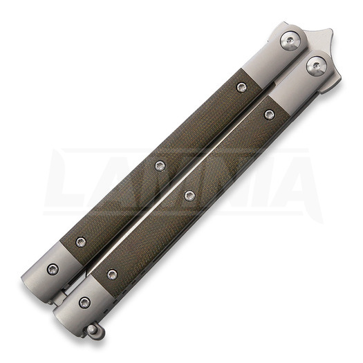 Pena Knives Penasong balisong, green