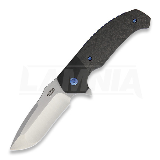 Pena Knives Mini Diesel Carbon Fiber foldekniv, satin