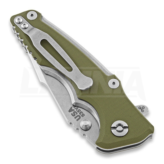 Πτυσσόμενο μαχαίρι Hinderer Eklipse 3.0 Harpoon Spanto, λαδί