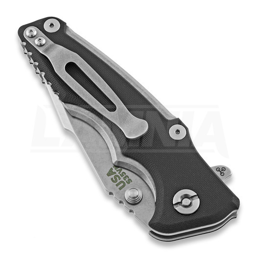 Hinderer Eklipse 3.0 Harpoon Spanto 折り畳みナイフ, 黒