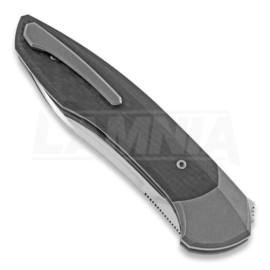 Cheburkov Russkiy Laminate 折叠刀, Carbon Fibre with Bolster