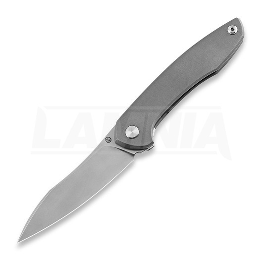 Cheburkov Mini Russkiy M390 foldekniv, Titanium