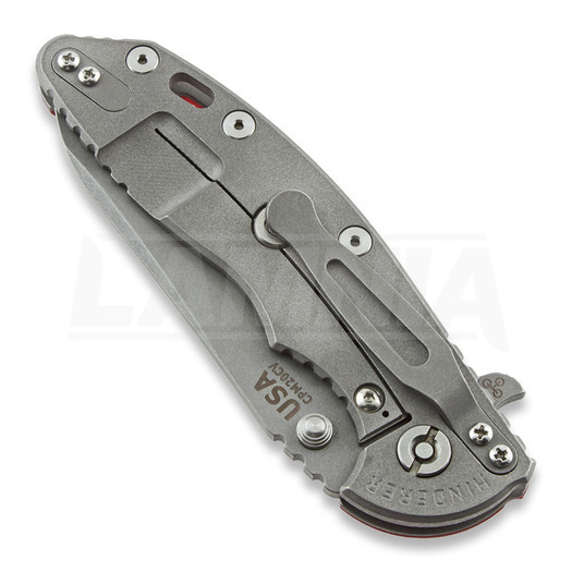 Πτυσσόμενο μαχαίρι Hinderer XM-18 3.5 Skinny Sheepsfoot, working finish, κόκκινο