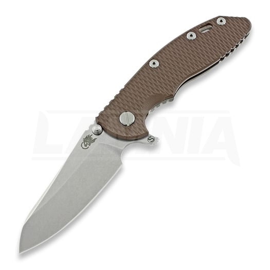 Nóż składany Hinderer XM-18 3.5 Skinny Sheepsfoot, stonewash, fde