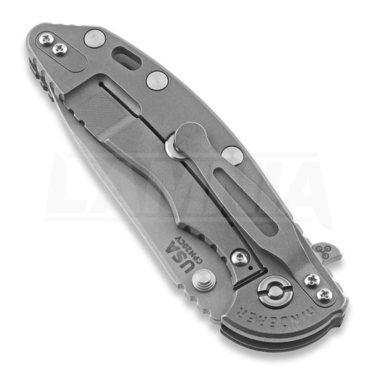 Briceag Hinderer XM-18 3.5 Slicer, working finish, negru