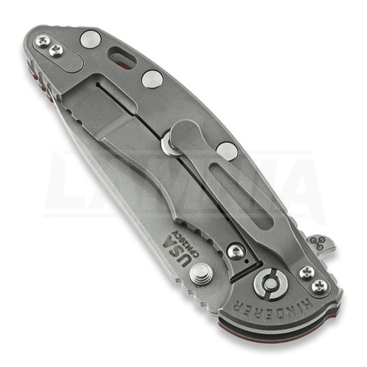 Πτυσσόμενο μαχαίρι Hinderer XM-18 3.5 Slicer, working finish, κόκκινο