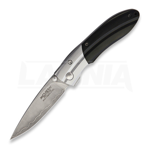 Coltello pieghevole Mcusta Linerlock Pakkawood, nero