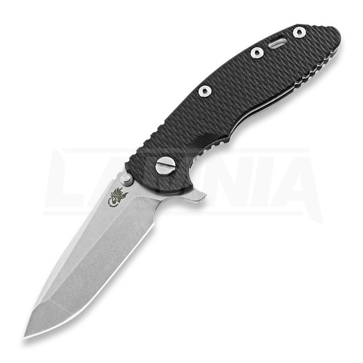 Hinderer XM-18 3.5 Tri-Way Spanto összecsukható kés, stonewash, fekete