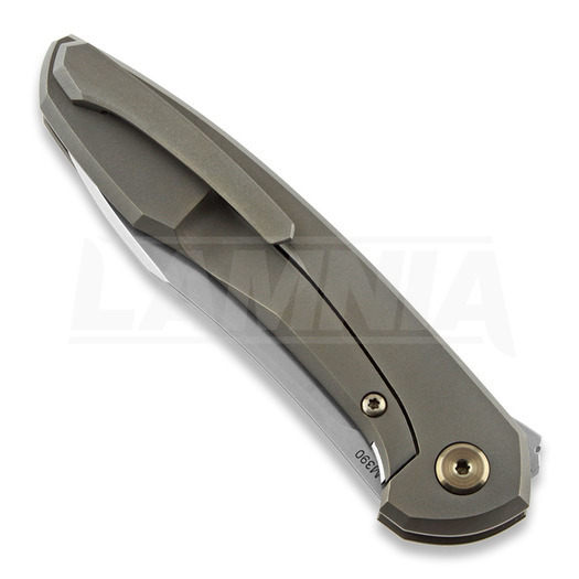 Cheburkov Mini Russkiy M390 fällkniv, Bronzed Titanium