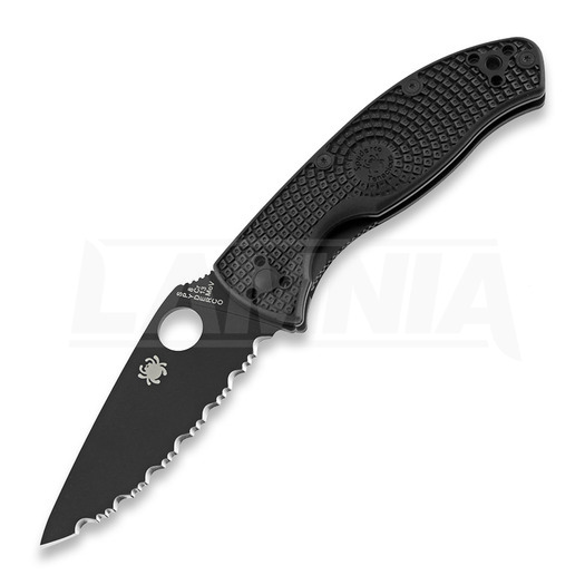 Сгъваем нож Spyderco Tenacious Lightweight Black Blade, spyderedge C122SBBK