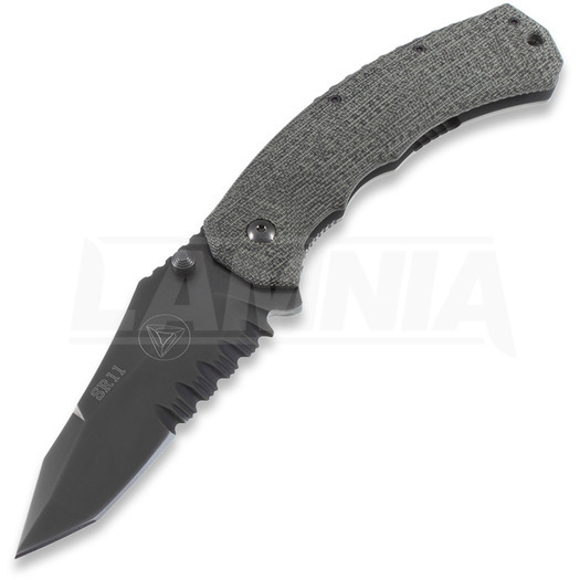 Fox Knives M3 összecsukható kés, fűrészfogú CED-03S