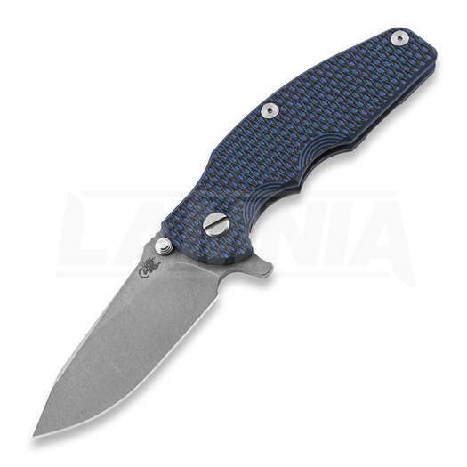 Сгъваем нож Hinderer Jurassic Slicer, battle blue, blue/black