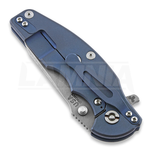 Hinderer Jurassic Slicer vouwmes, battle blue, blue/black