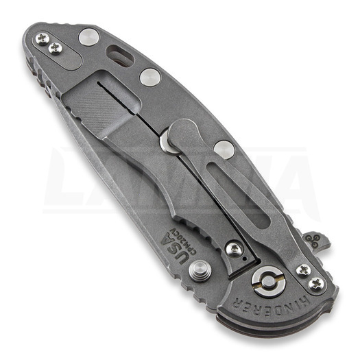 Hinderer XM-18 3.5 Tri-Way Spearpoint összecsukható kés, working finish, fde