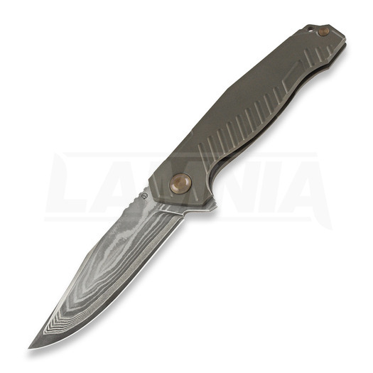 Cheburkov Medved (Bear) Laminate foldekniv, Bronze Titanium