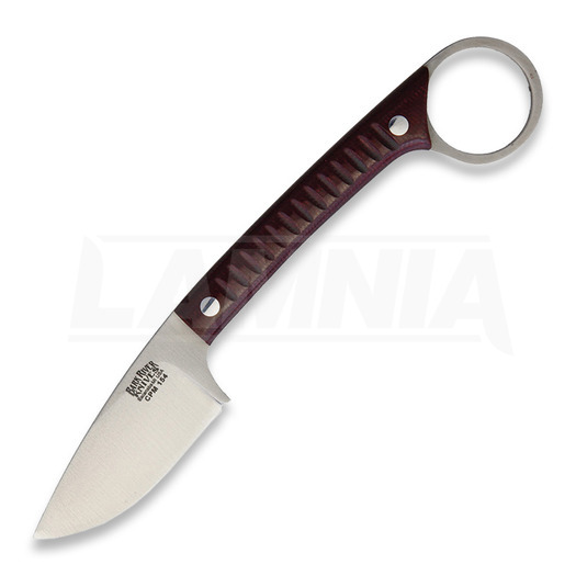 Bark River Ringtail, burgundy micarta