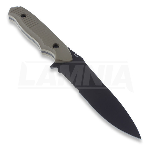 Cuțit Benchmade Nimravus, tan, zimţat 140SBKSN