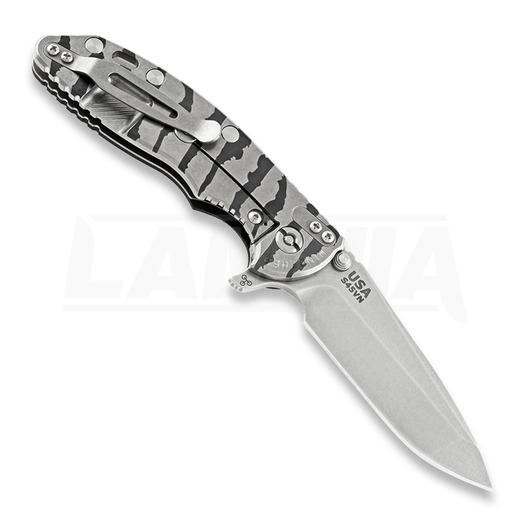 Hinderer 3.5 XM-18 Spanto Tigerstripe stonewashed vouwmes