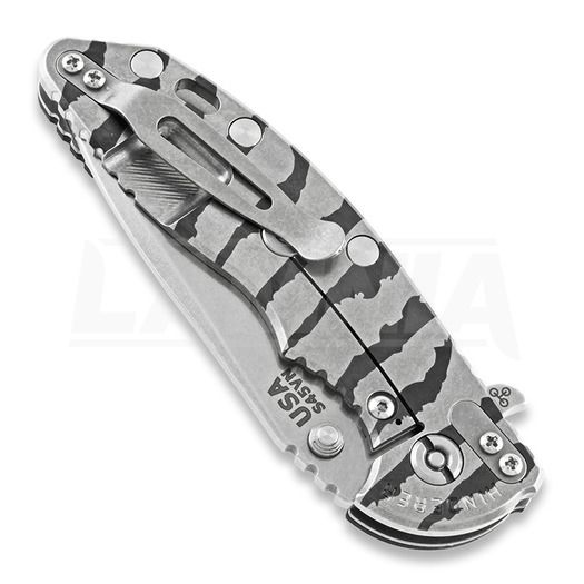 Hinderer 3.5 XM-18 Spanto Tigerstripe stonewashed vouwmes