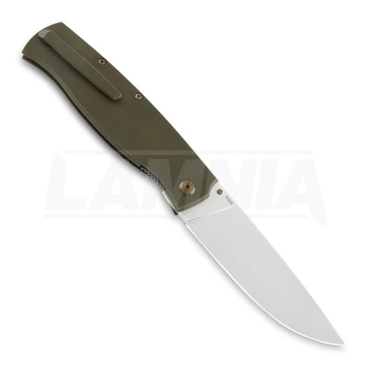 Saliekams nazis Cheburkov Strizh large M390, Bronzed Titanium, Black Carbon Fibre Inlay