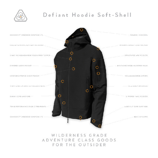 Prometheus Design Werx Defiant Hoodie - Syth Black