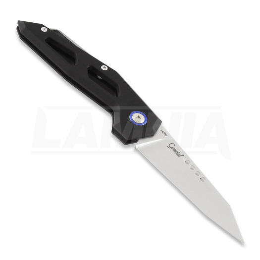 MKM Knives Edge aluminum folding knife, black MKEG-ABK