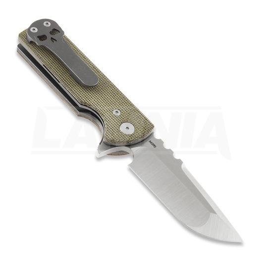 Briceag Chaves Knives T.A.K, green micarta, drop point
