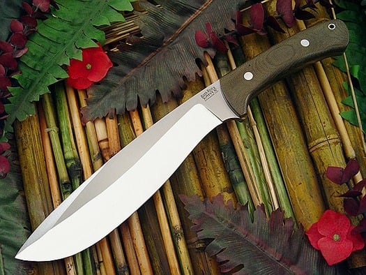 Bark River Grasso Bolo II machete, grøn