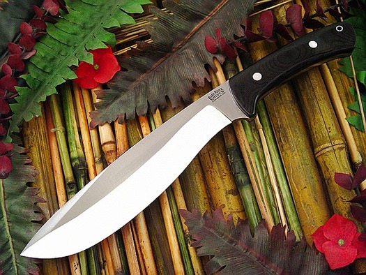 Bark River Grasso Bolo II machete, zwart