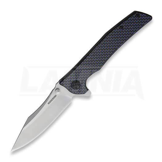 Nóż składany Rough Ryder Linerlock Blue G10/CF