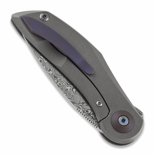 Cheburkov Urbis Damascus kääntöveitsi, Titanium