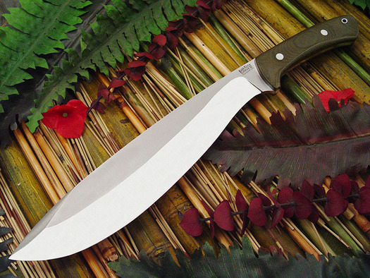 Bark River Grasso Bolo III machete, vihreä