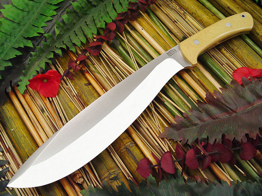 Bark River Grasso Bolo III machete, ivory