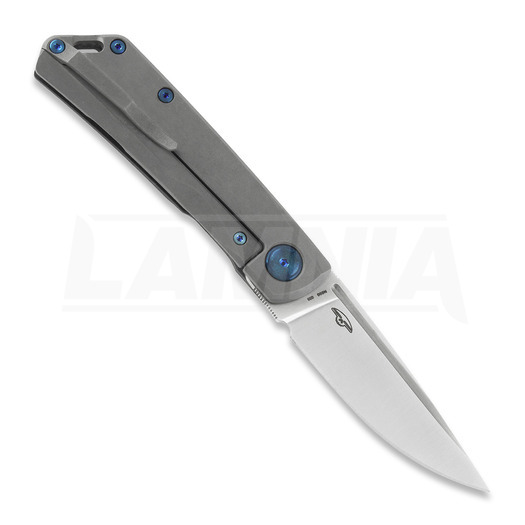 Skladací nôž RealSteel Luna Boost Framelock, carbon fiber blue 7076