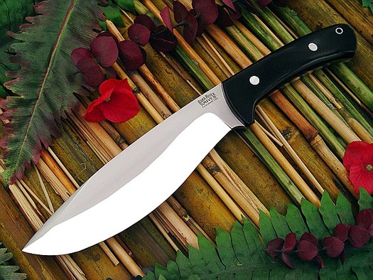 Cuchillo de supervivencia Bark River Grasso Bolo I, negro