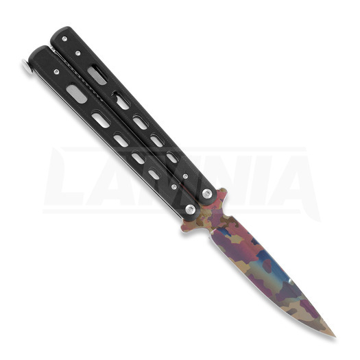 Navaja mariposa Böker Plus Large G10 Balisong, camo blade 06EX012CM