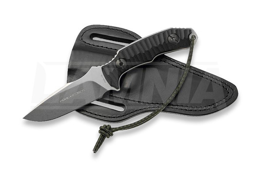 Pohl Force November One Outdoor overlevelseskniv, leather sheath