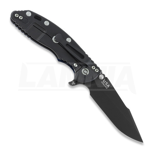 Zavírací nůž Hinderer 3.5 XM-18 Skinny Harpoon Spanto Tri-Way Battle Black Blue/Black G10