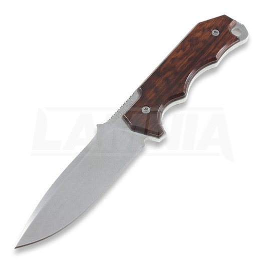 Fantoni HIDE Fixed kniv, snake wood scales