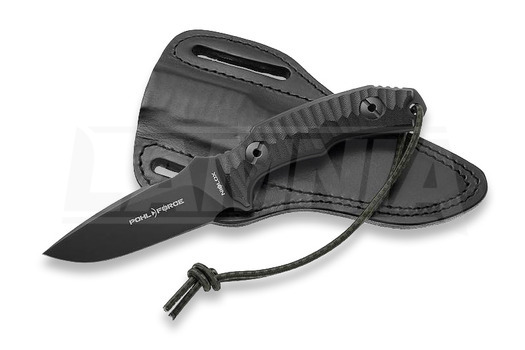 Pohl Force November One Survival kniv, leather sheath